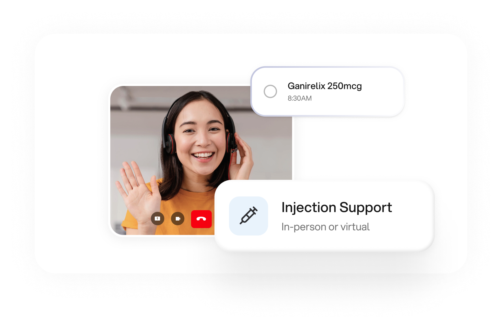 Start your treatment at home with 24/7 support